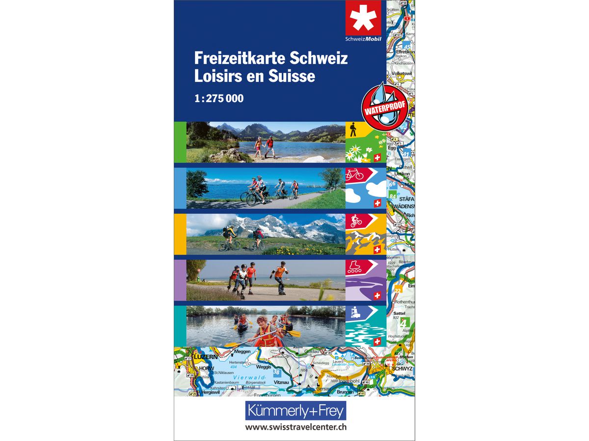 KÜMMERLY+FREY Carta ricreativo 325900359 Svizzera 1:275'000 (9783259003596)