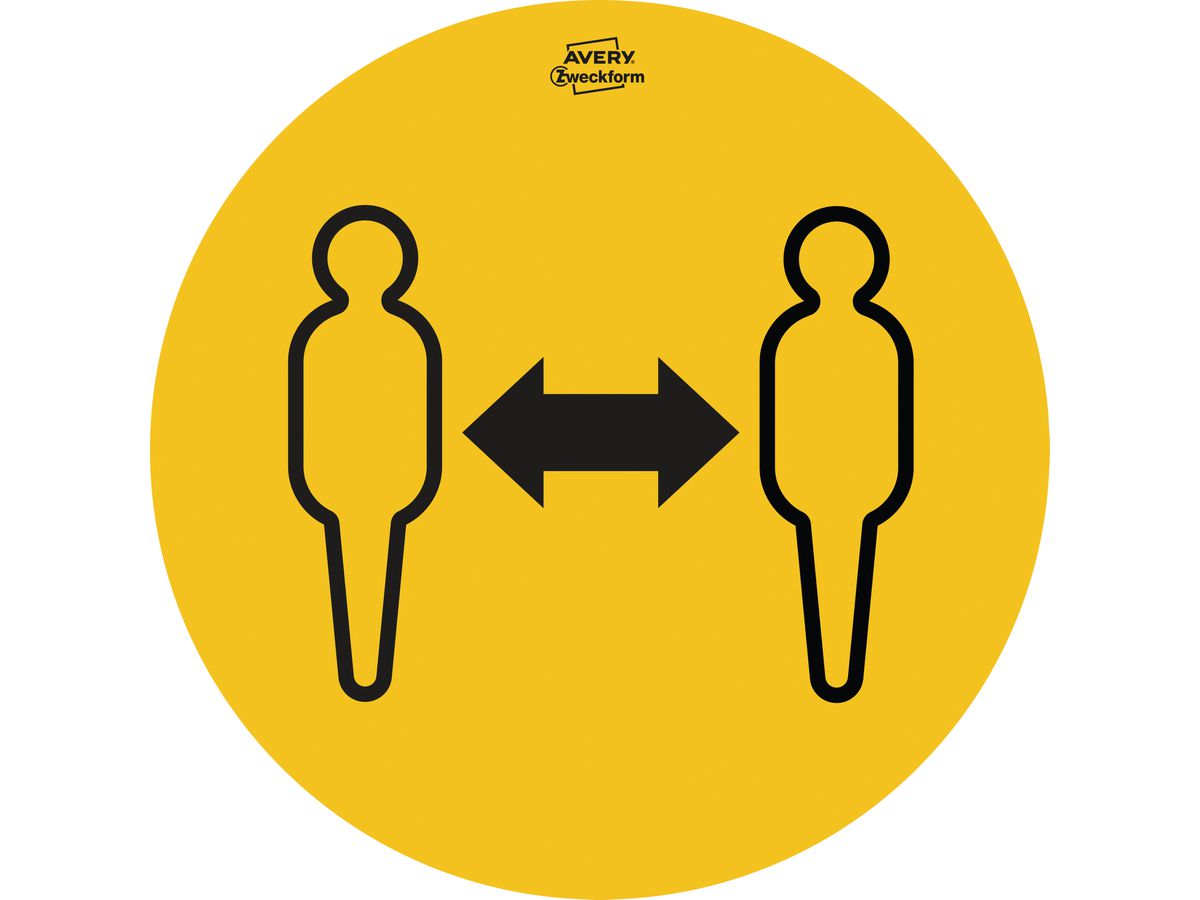 AVERY ZWECKFORM Injonction DE 20cm 49415 Set Pictogramme 12 pcs. (4004182494158)