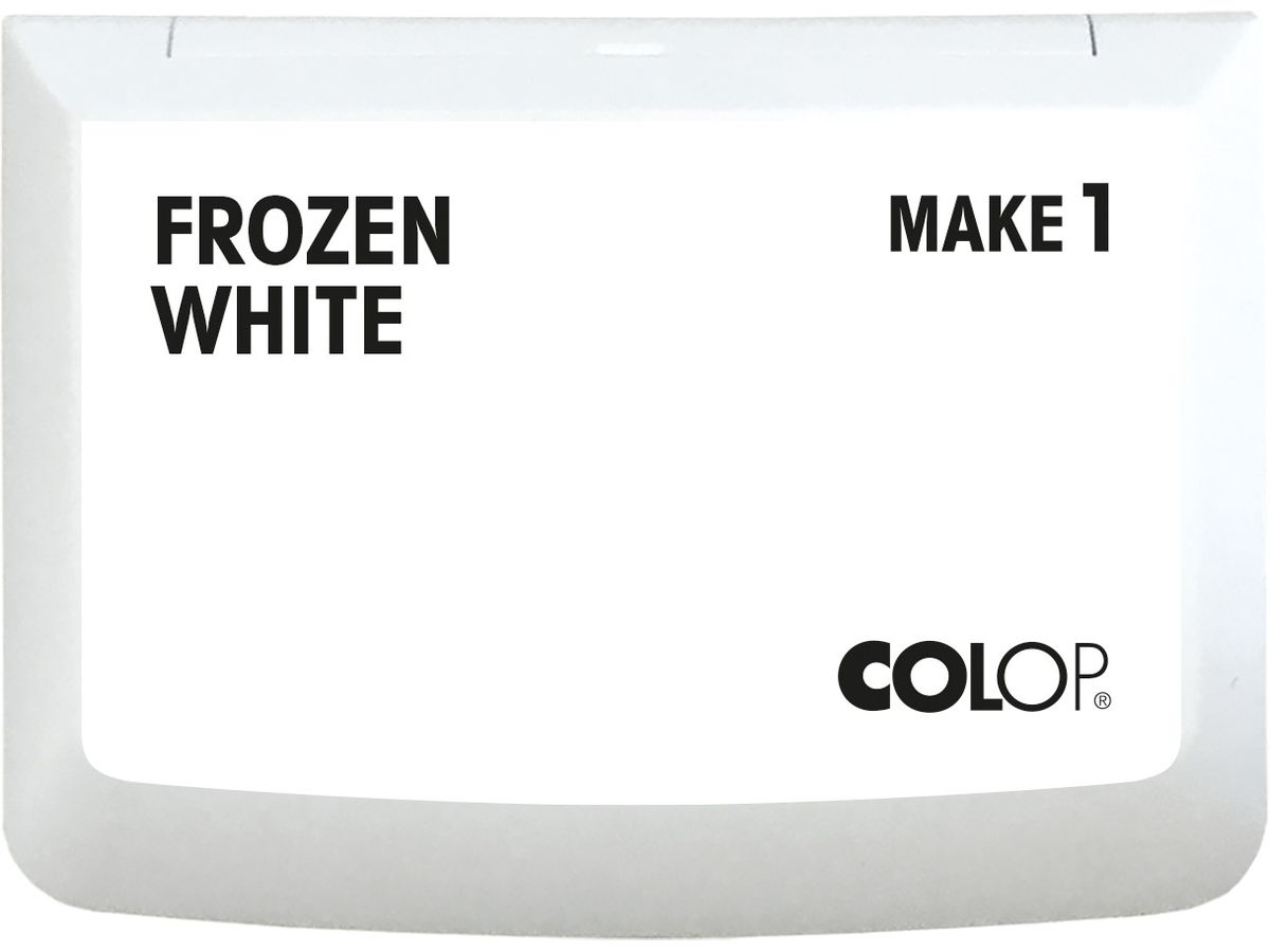COLOP Make 1 Stempelkissen 163988 frozen-white (9004362528722)