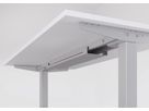 APOLLO Bürotisch ONE 140x67cm VXMST614/W/S weiss/silber, elektrisch (4032062189375)