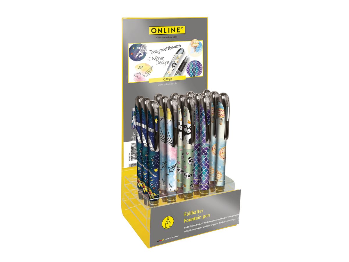 ONLINE Penna stilo. College II 0.5mm 12506/15 Winner 15 pezzi (4014421125064)