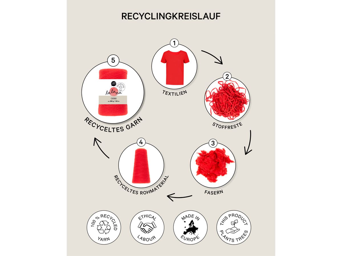 I AM CREATIVE Macrame Rope 6205.04 coffee 5mm, 330g (7640415811100)