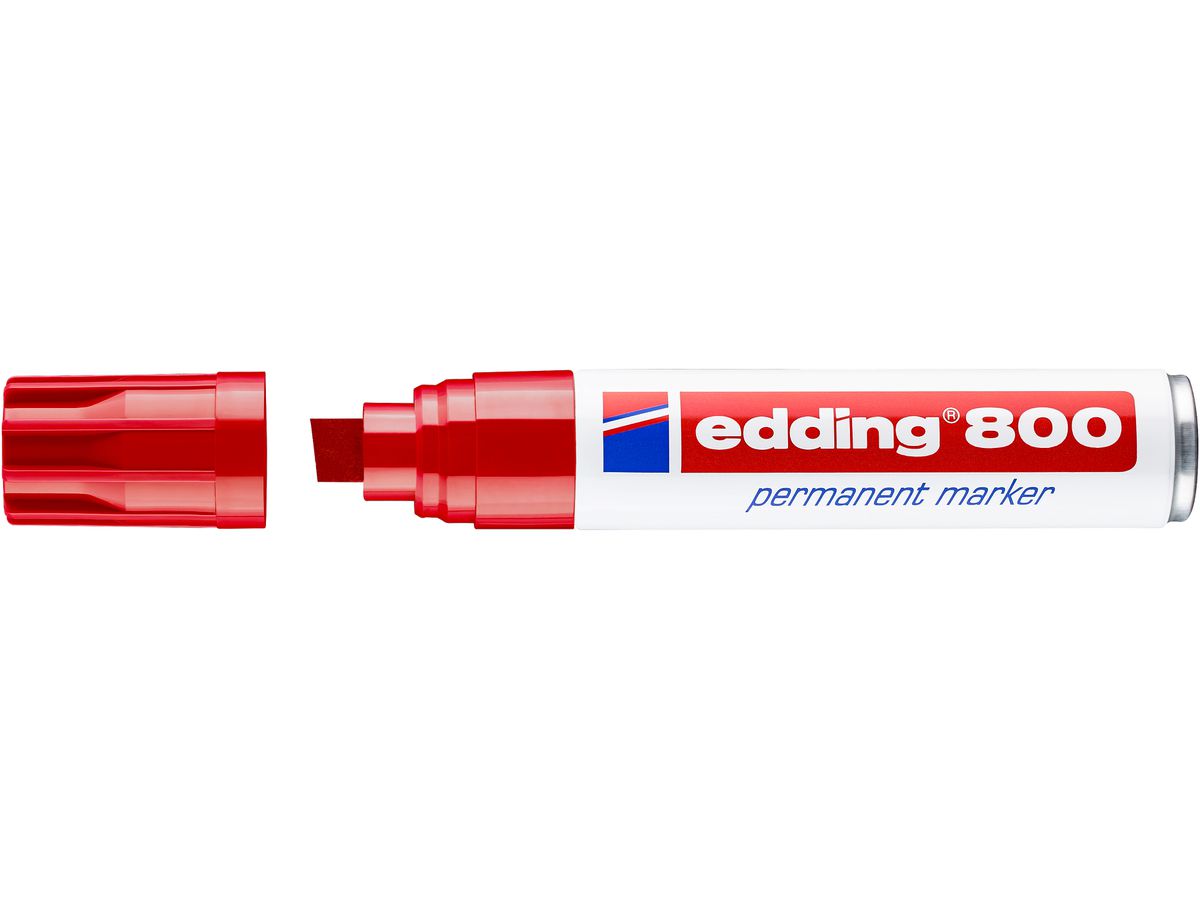 EDDING Permanent Marker 800 4-12mm 800-2 rot (4004764053872)