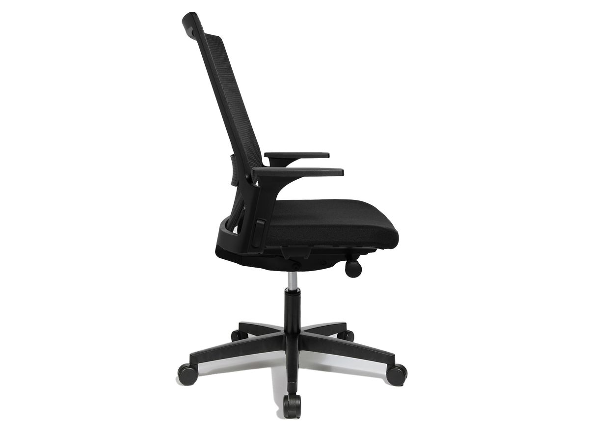 TOPSTAR Chaise de bureau AU100AT20SOMO Autosyncron 1, noir/noir (4014296962108)