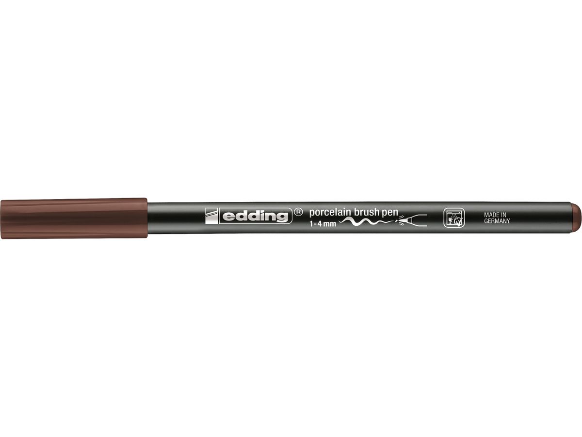 EDDING Porcellana Marker 4206 1-4mm E-4200 marrone (4004764988518)