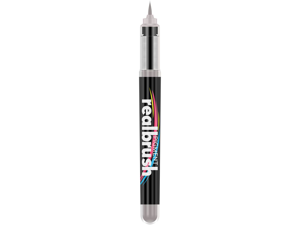 KARIN Real Brush Pen 0.4mm 33Z434 Pigmento, grigio caldo 1 (5904446032371)
