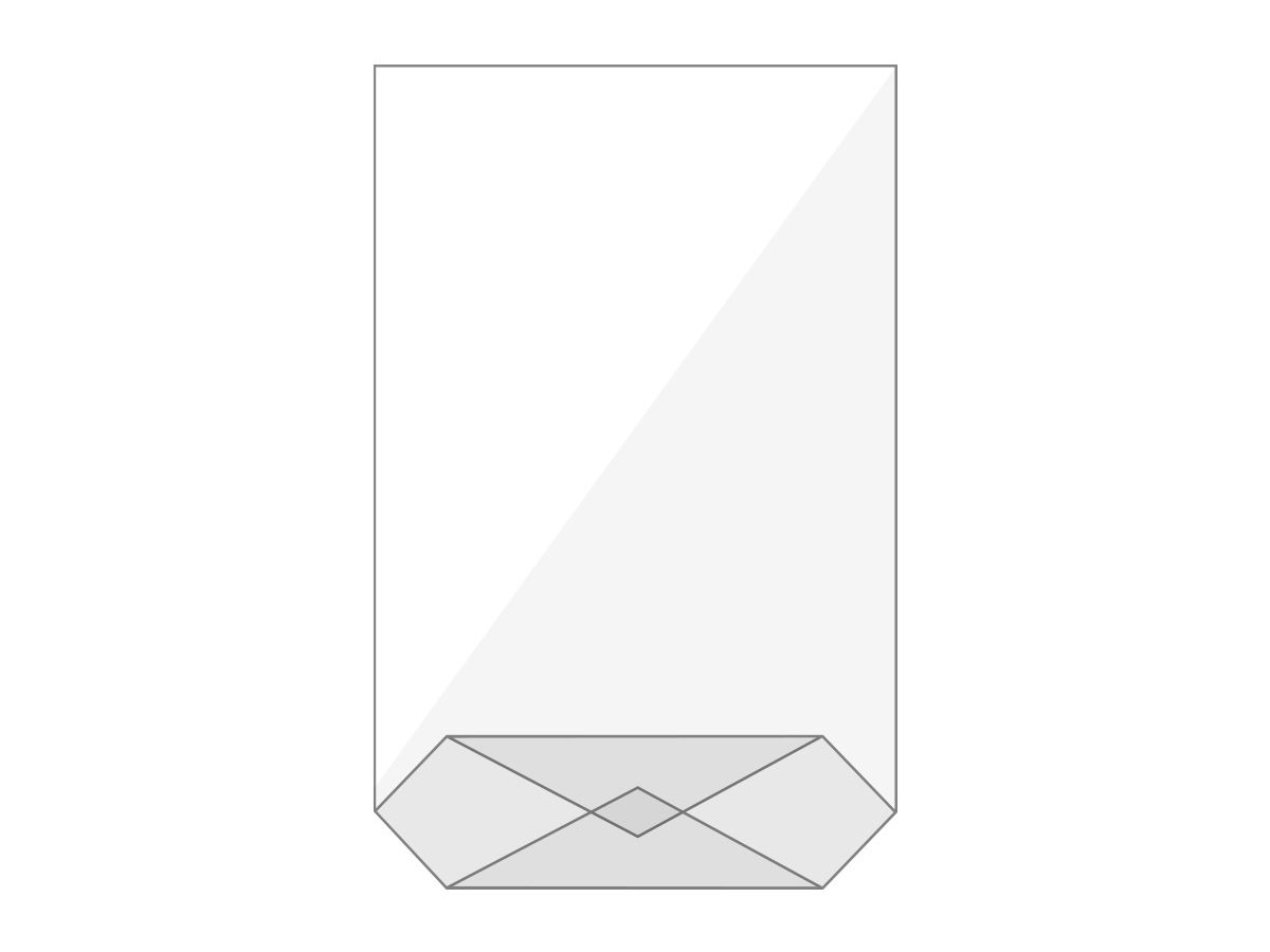 BÜROLINE Sacchetti con fondo 95×160mm 423001 trasparente 10 pezzi (7612532009791)