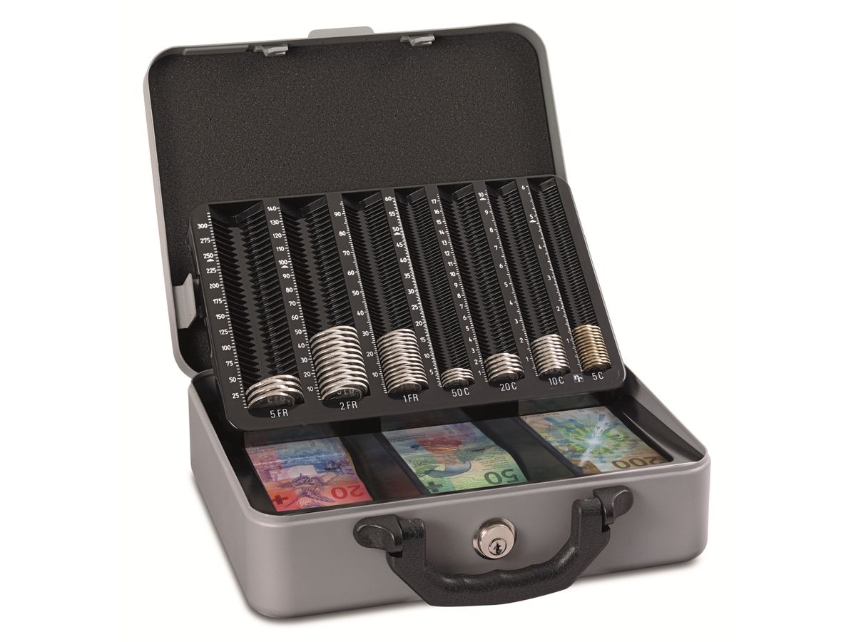 RIEFFEL SWITZERLAND Geldkassette Moneta DeLuxe MONETA-DELUXE-CH 30x24,2x10,2cm CHF (7640115311269)