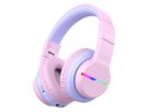 ICLEVER Kids Bluetooth Headphones C03-1702N-31 BTH12, LED, 55h, pink (6934911796193)