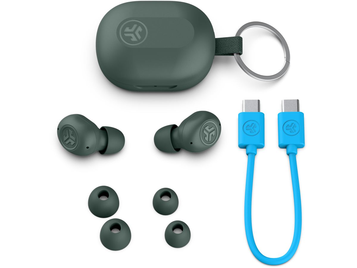 JLAB JBuds Mini True Wireless IEUEBJBMINIRSGE124 Sage Grey (0810119070876)