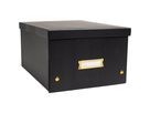 EXACOMPTA Scatola portaoggetti Neo Deco 62351E nero, A4+ 27x36x19cm (3130630623519)
