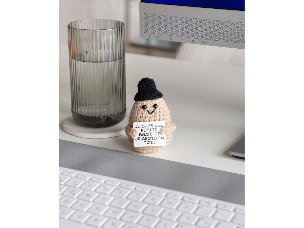 I AM CREATIVE Positive Potato Français 10cm 1000-1459 beige (7611983263554)