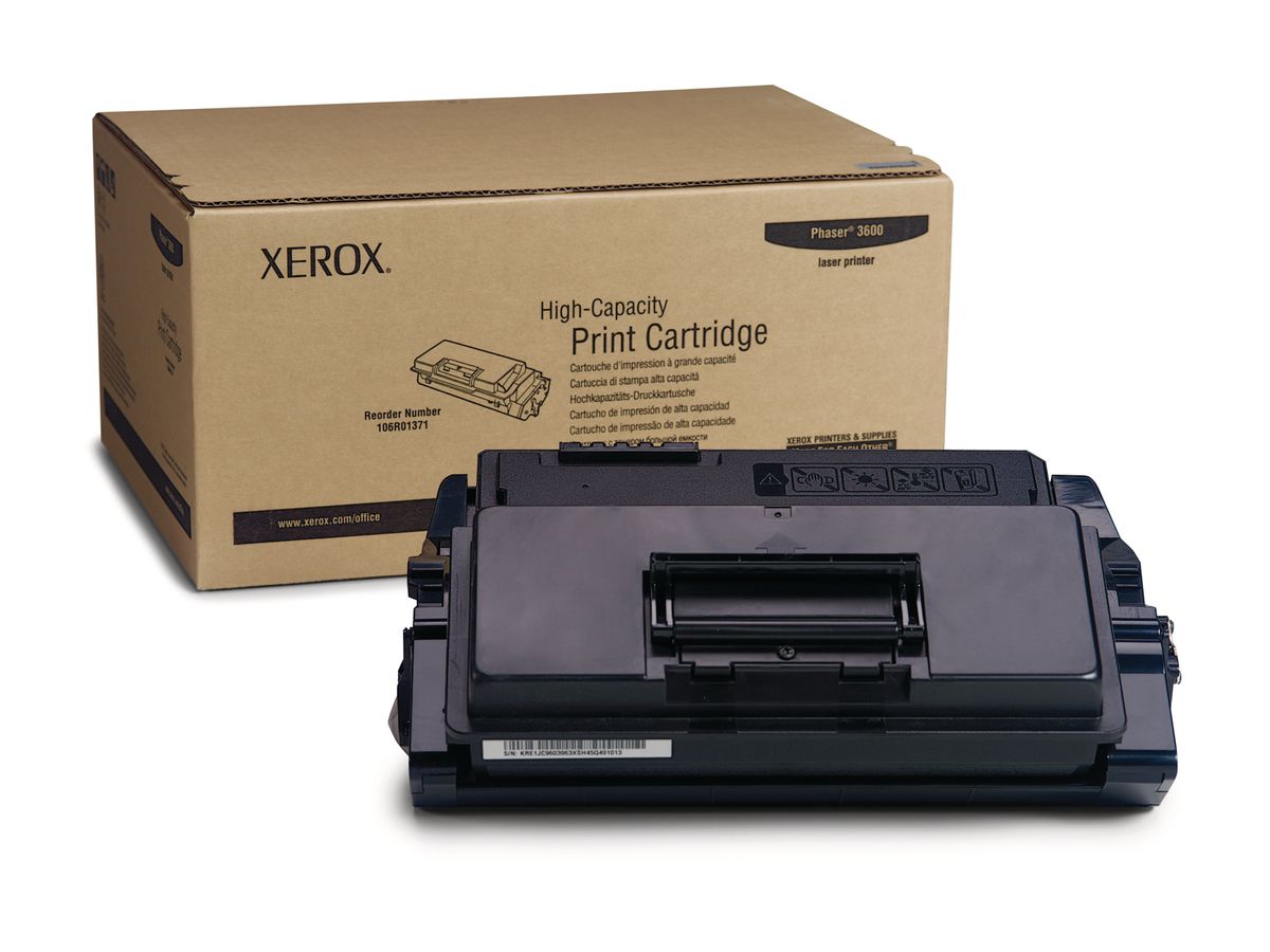 XEROX Modulo di toner HY nero 106R01371 Phaser 3600 14'000 pagine (0095205741575)