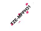 PTOUCH Ruban, laminé noir/rose TZe-MPPH31 PT-DV600VP 12 mm (4977766770286)