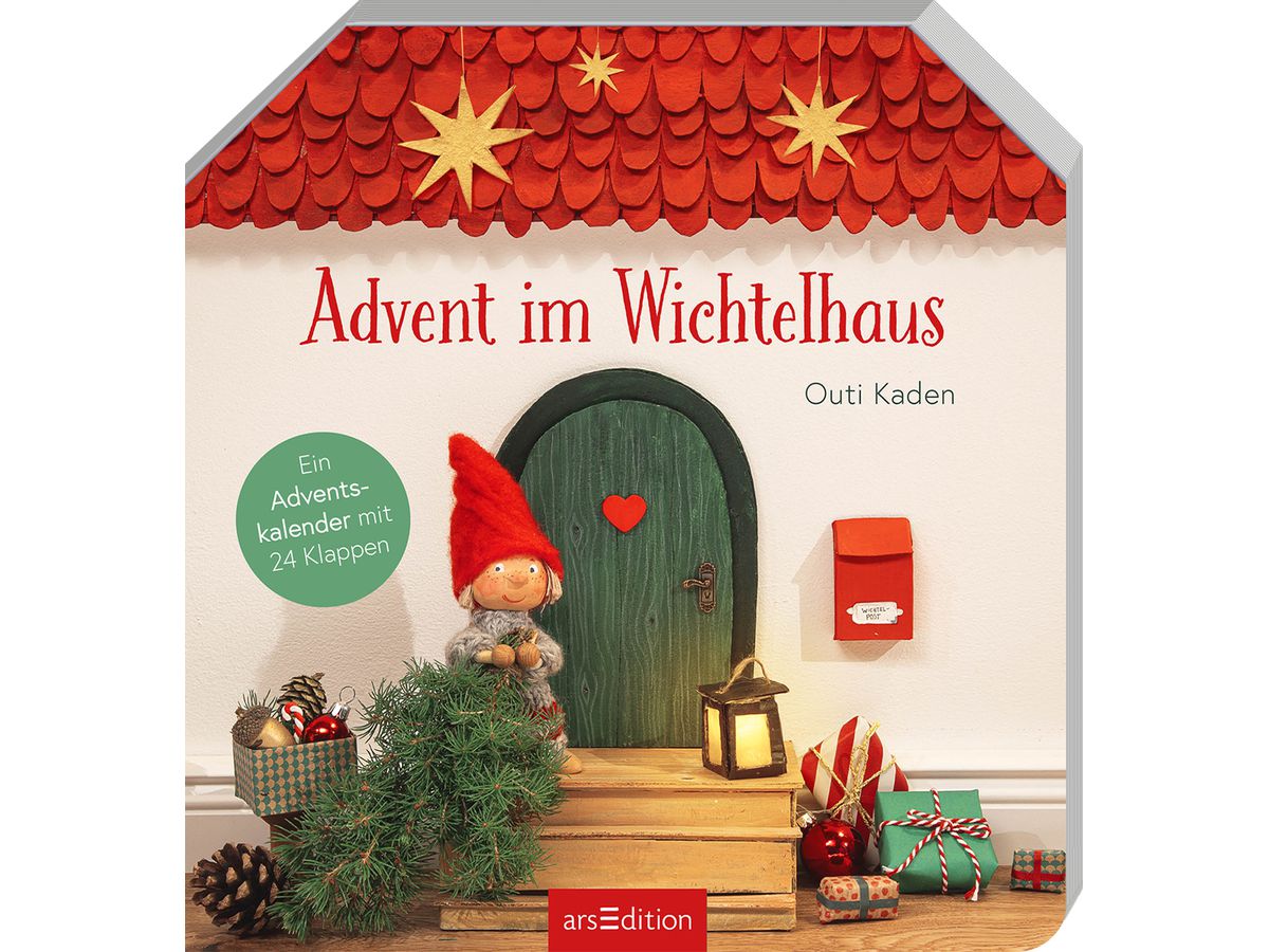 ARS EDITION Calend. l'Avent 20.5x20x1.3cm 135859 L'Avent chez les lutins (9783845858593)