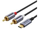 UGREEN Audio Cabel with Chip 1.5m 20193 BB USB-C Male to 2xRCA Male BB (6957303821938)