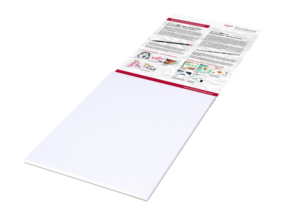 TOMBOW Zeichenblock Bristol A6 PB-MARK-COV 250g, 25 Blatt (4003198950351)
