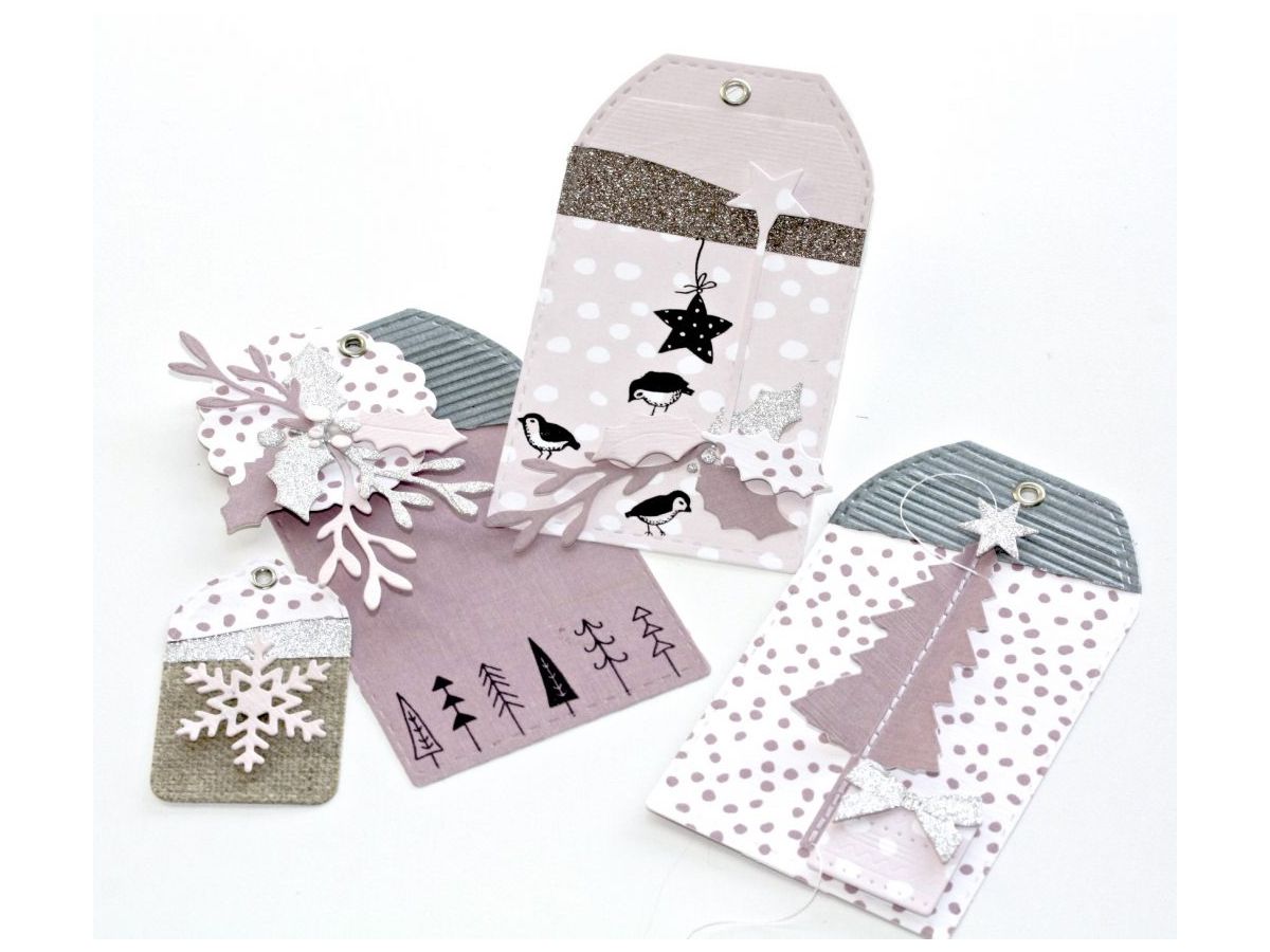 SIZZIX Stanzformen Etiketten 662838 9er Set (0630454244783)