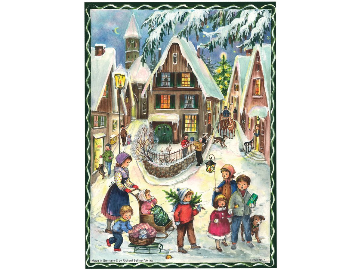 SELLMER Calendrier de l&#x27;Avent 800 1 Weihnachten im Dorf (4025985800014)