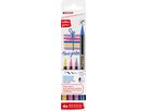 EDDING Brushpen 1340 4-1340-4-3 Glitter E-4 moderno 4 pezzi (4057305060013)