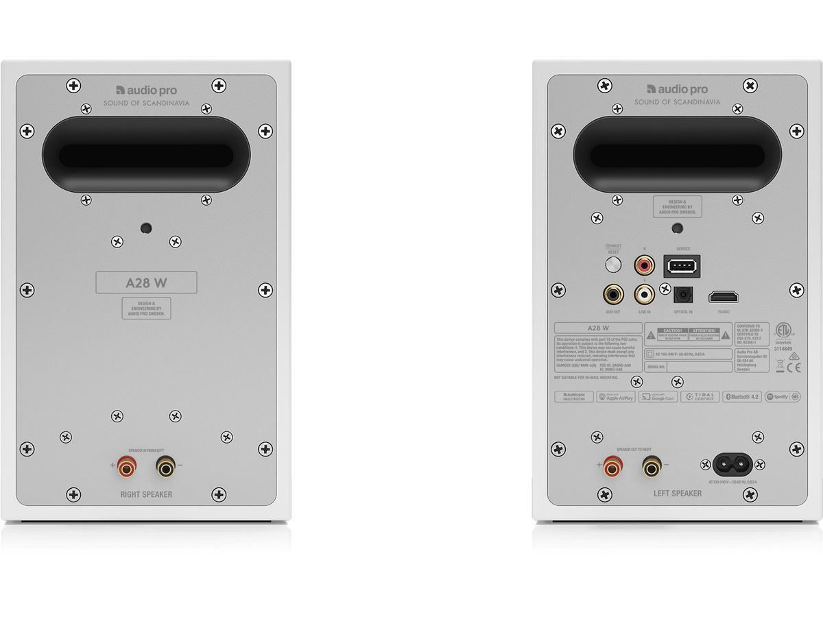 AUDIO PRO Speaker A28 W 15341 White, 1 pair (7330117153416)