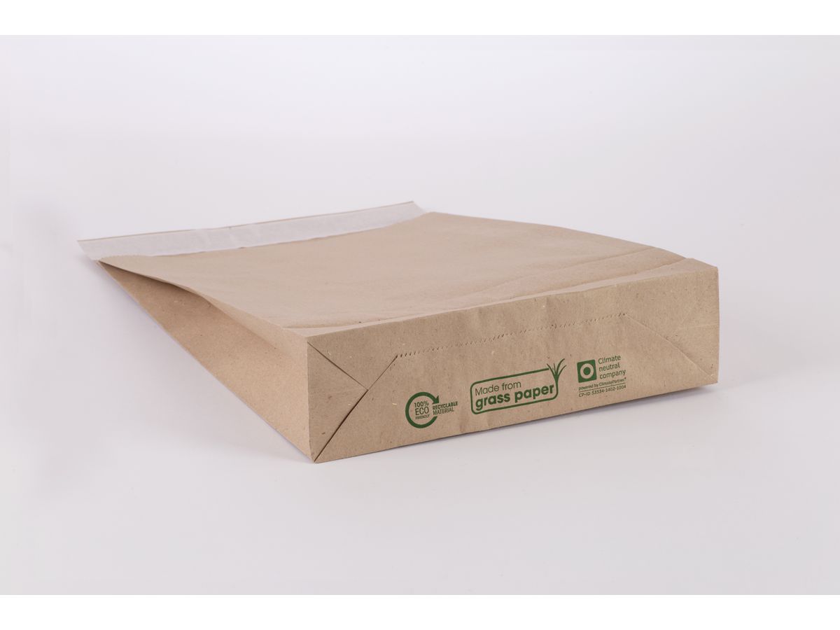 FLEXIPAK Poche à comp. Papier d'herbe 2FVMF001203 260x70x410mm 300 pcs. (4009445012032)