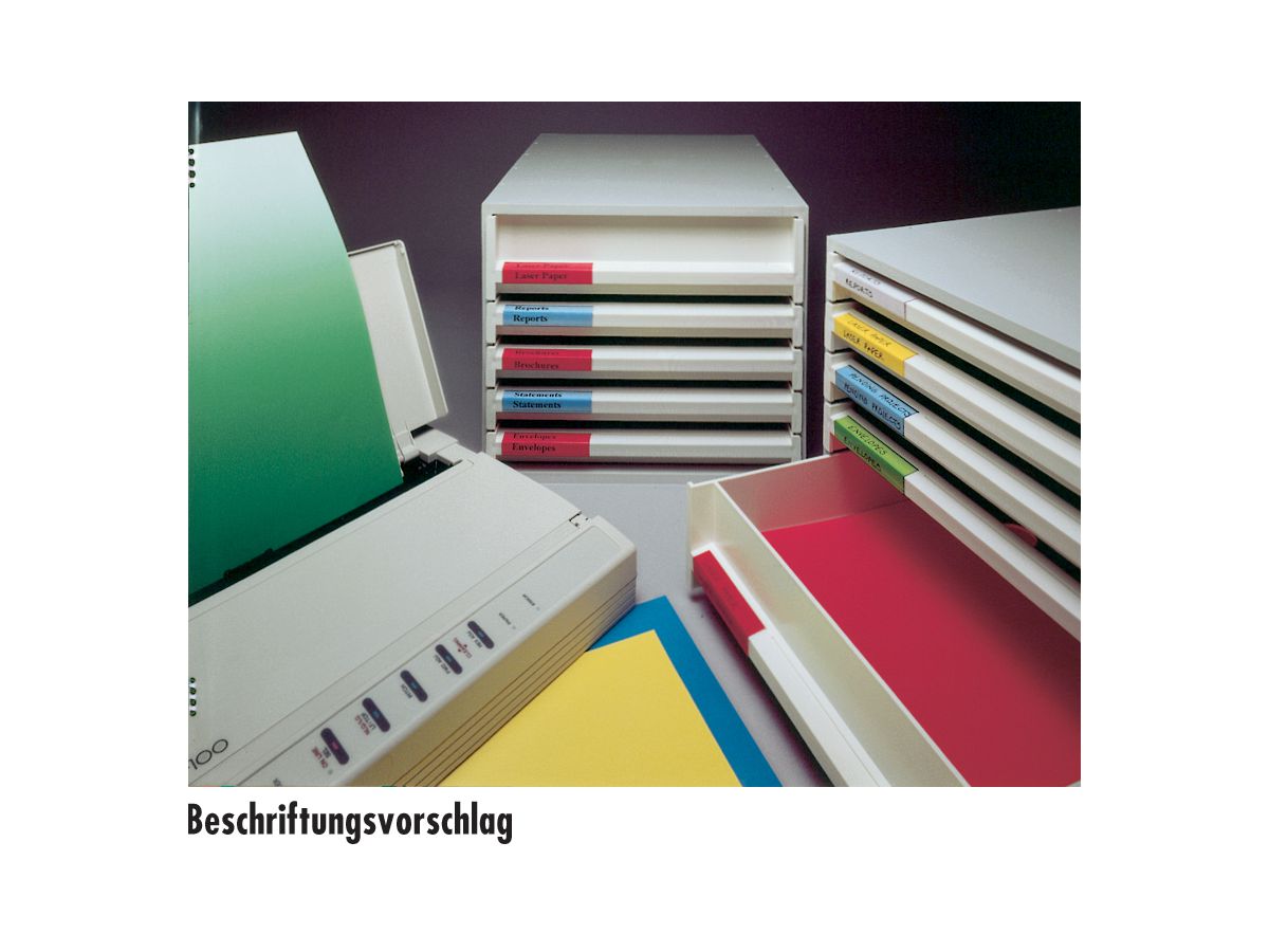 STYRO Beschriftungshülse gelb 10-986.15 7,4cm 10 Stück (7612176113670)