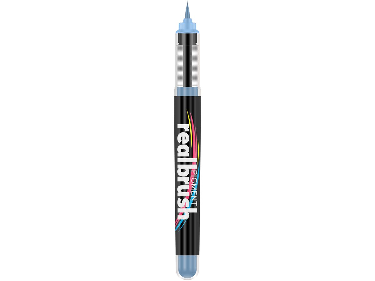 KARIN Real Brush Pen 0.4mm 33Z283 Pigment, bleu pastel (5904446032111)