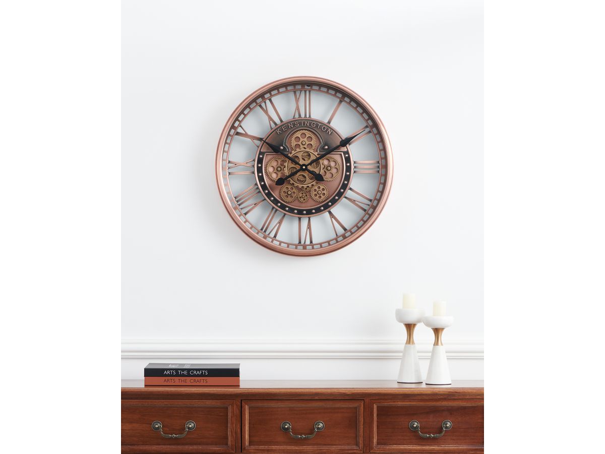 EGLO Horloge murale 70cm 425519 cuivre, Kenema (9008606331260)