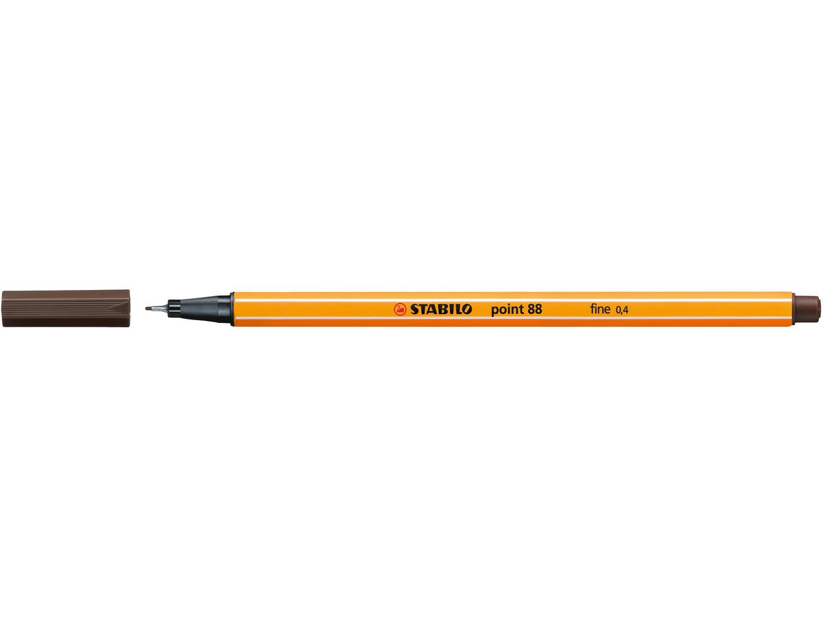STABILO Fineliner Point 88 0.4mm 88/65 umbra (4006381493246)