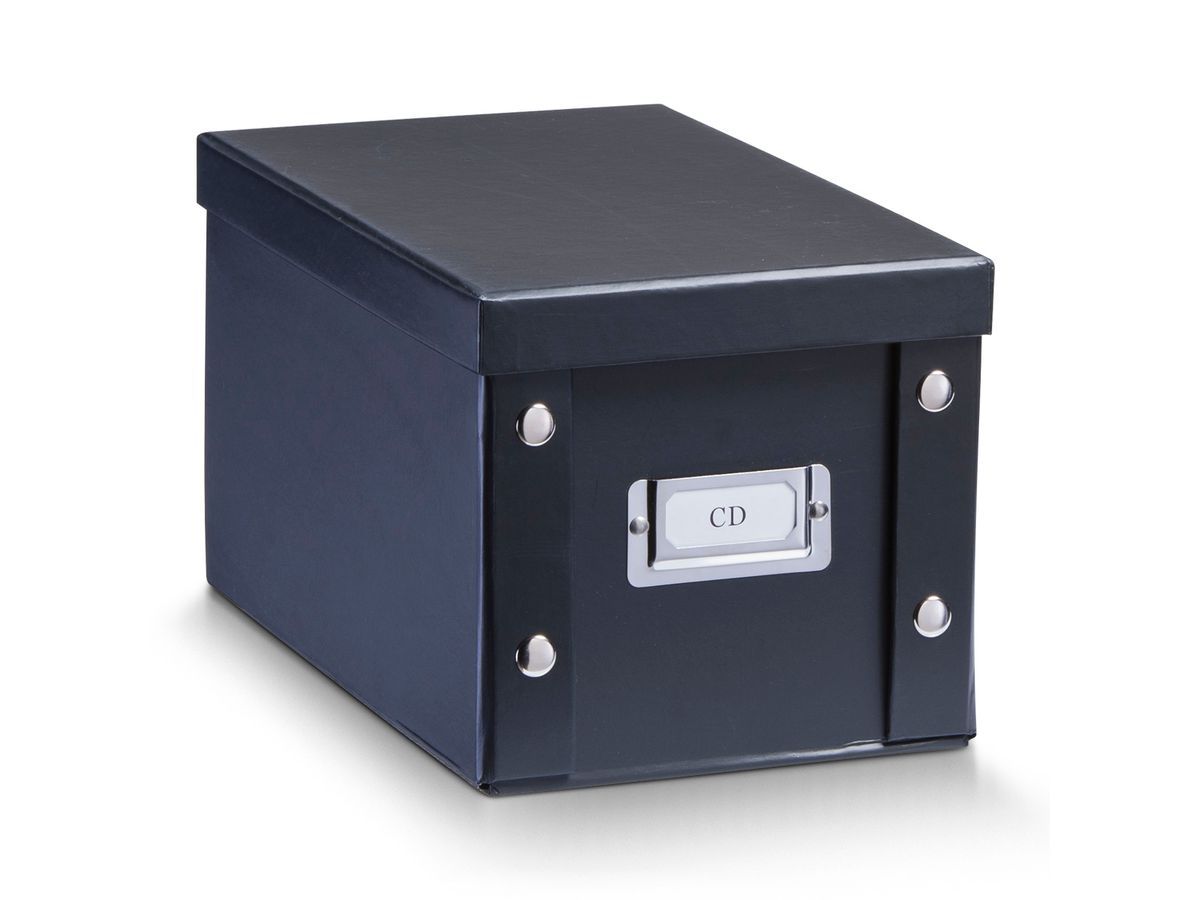 ZELLER CD-Box 6.9lt 17938 noir 16.5x28x15cm (4003368179384)
