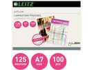 LEITZ Pochettes à plastifier A7 33805 brillant, 125my 100 pcs. (5411313338059)