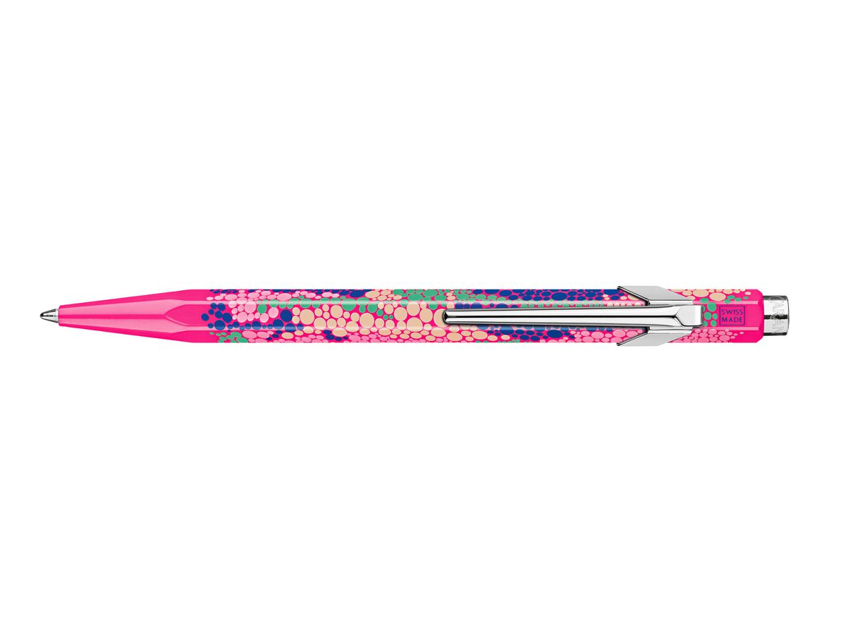 CARAN D'ACHE Penna a sfera 849 GERMANIER NM0849.016 rosa fluo, with metal box (7630002360920)