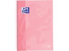 OXFORD Libro a spirale scacchiera A4+ 400117272 rosa pastel 80 fogli (8412771028190)