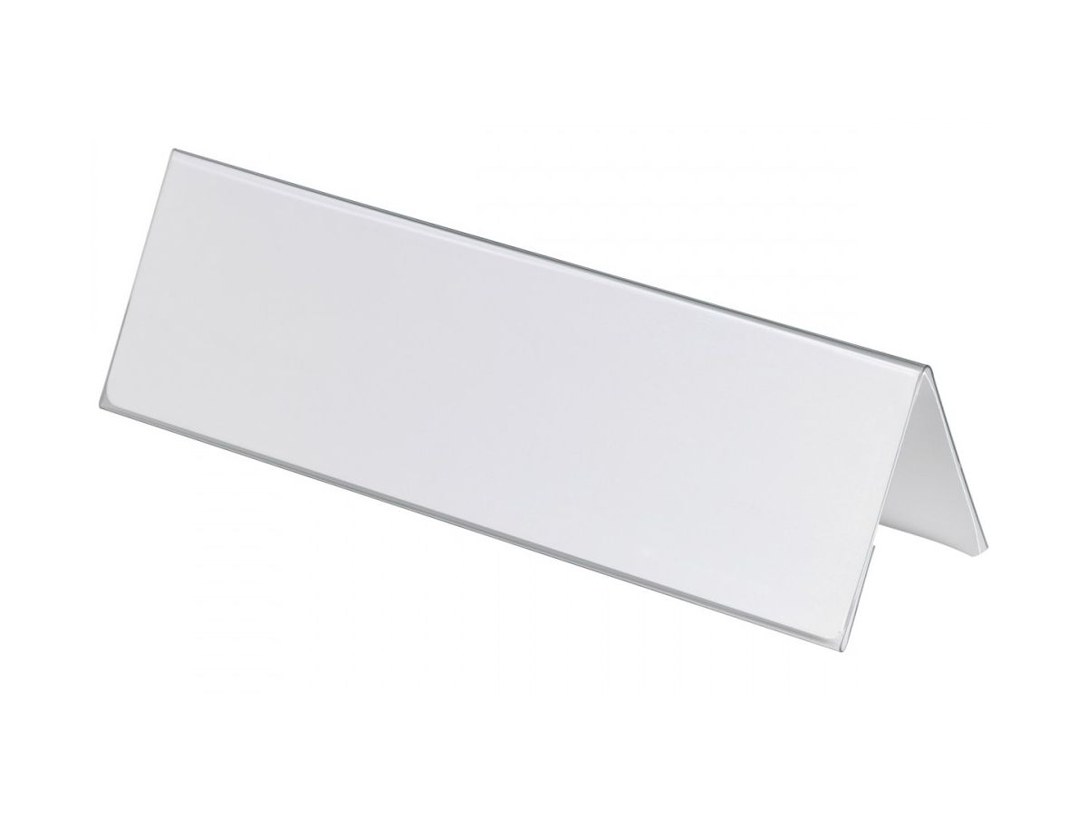 DURABLE Targhetta tavolo forma tetto 805319 transp., 105/210x297mm 25 pz. (4005546810539)