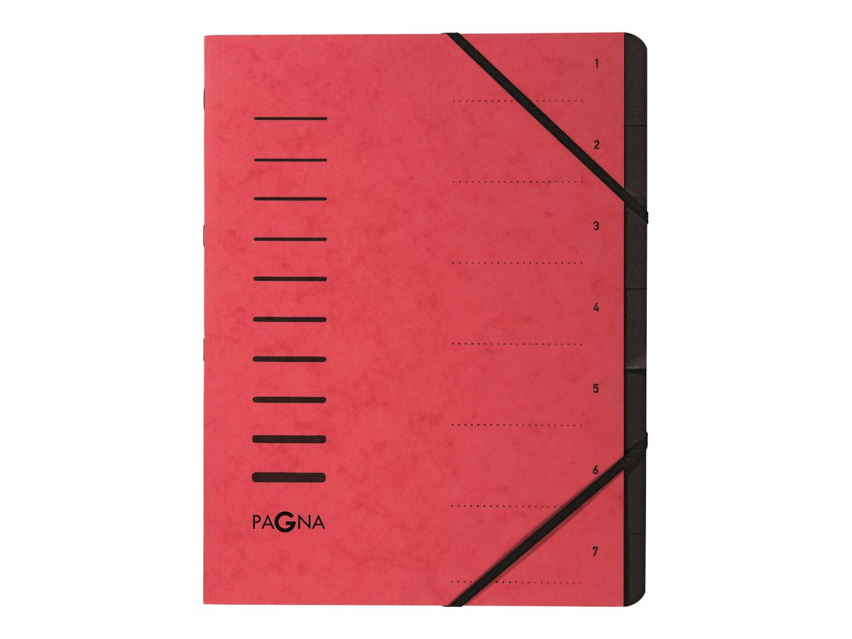 PAGNA Dossier de collection A4 40058-01 rouge 7 pcs. (4013951007949)